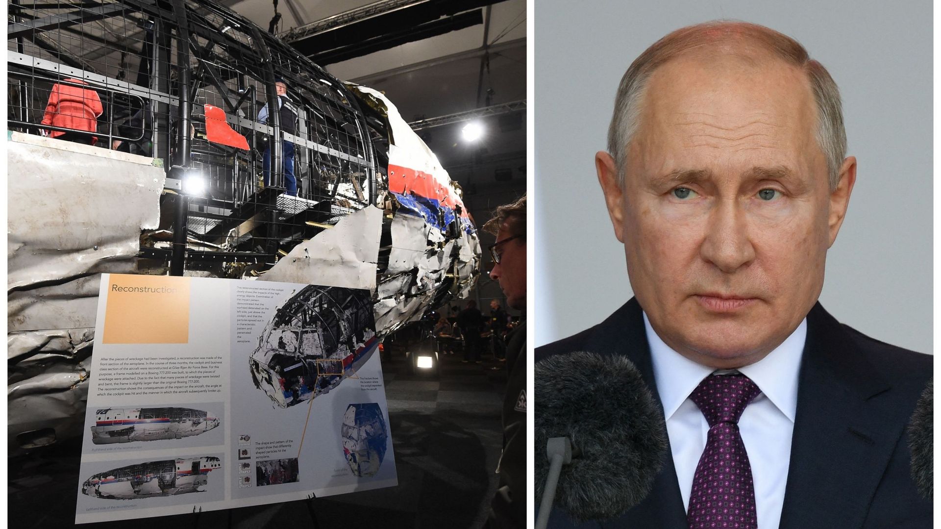 Vol MH17 : Poutine sous pression, de 'fortes indications que le pr&eacute;sident russe a donn&eacute; son accord pour fournir le missile', l'enqu&ecirc;te suspendue - RTBF Actus