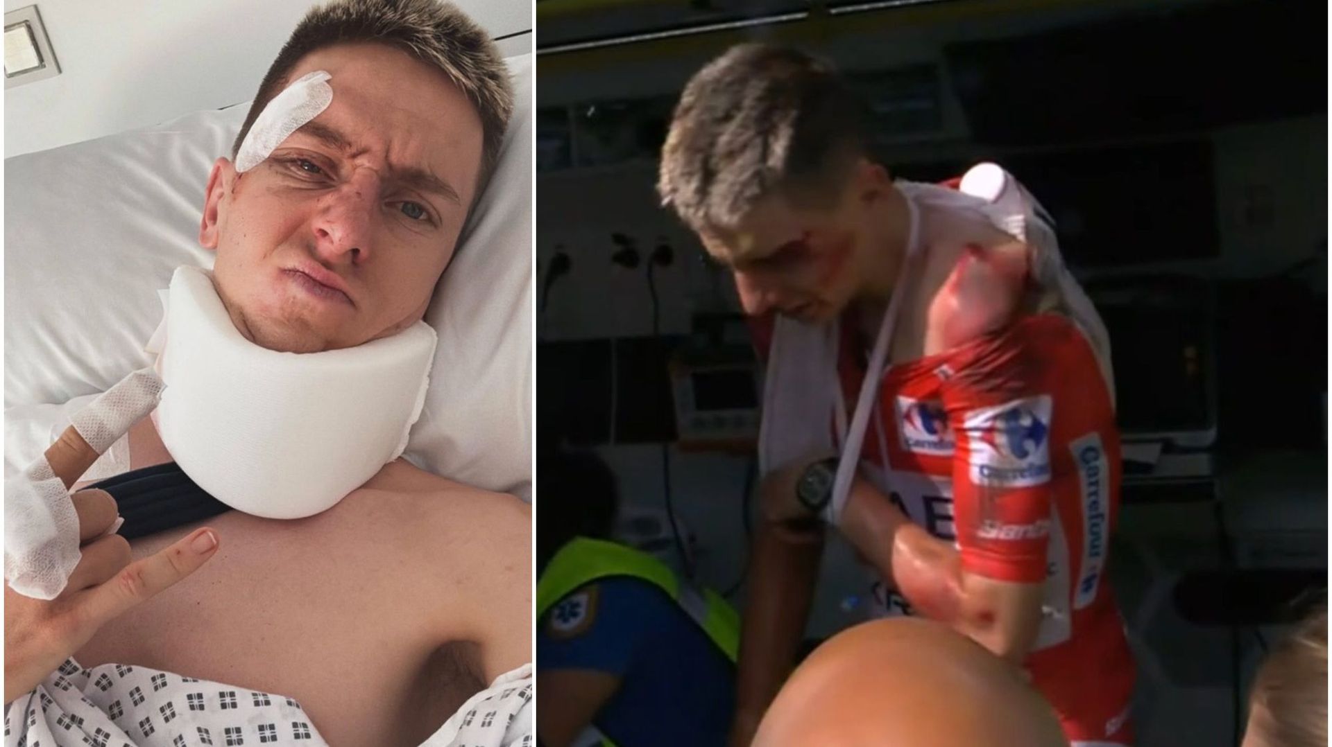 Tadej Pogacar a été opéré de la clavicule avec succès après sa lourde chute sur la Vuelta