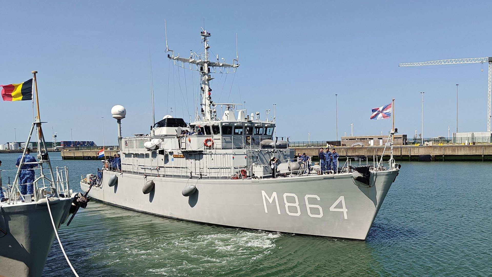 French ship intercepts missile near Belgian minehunter Primula
