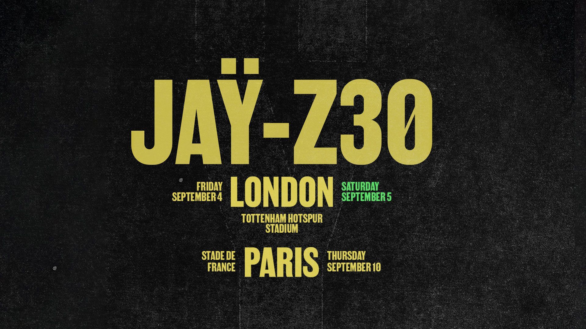 Un "96 & Forever VIP Hospitality Package" lors du Concert de Jay-Z à Paris