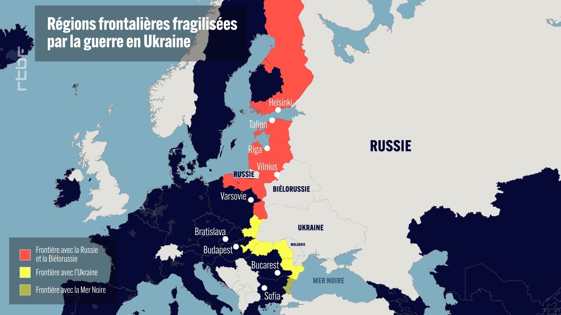Un jour, une carte : ces régions frontalières de la Russie qui paient le prix fort de la guerre