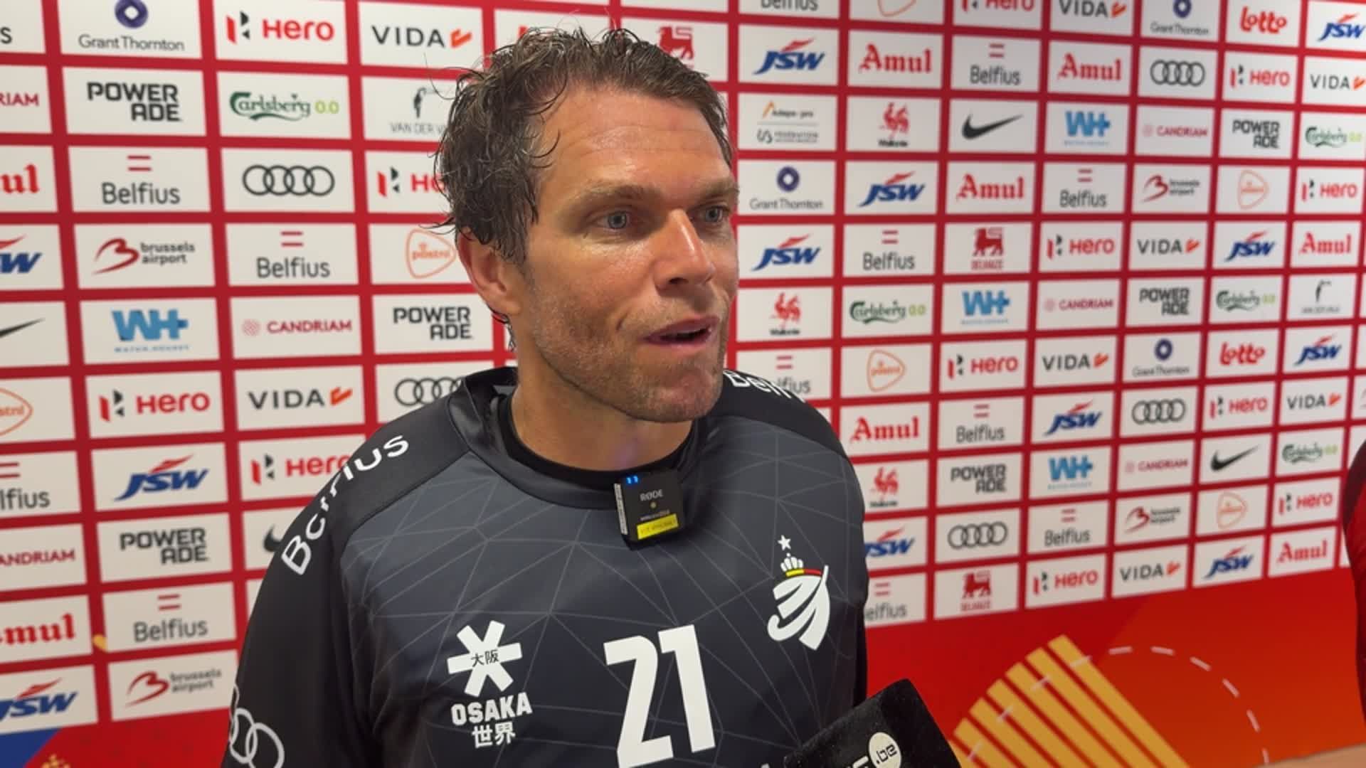 Vincent Vanasch après la victoire des Red Lions: "Normal de sentir un peu de stress"