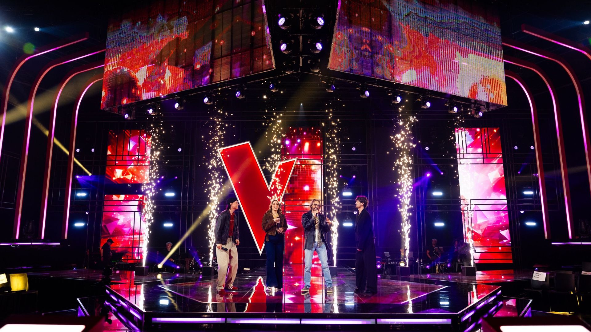 The Voice Belgique : les coachs partagent la scène avec leurs talents