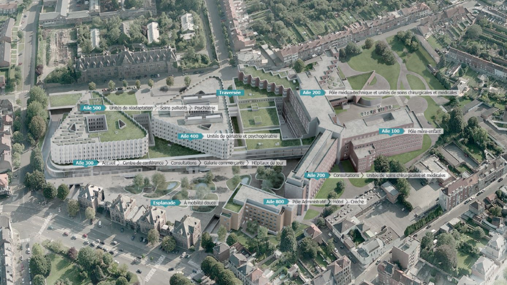 Chwapi Tournai : la construction du nouveau parking du Centre Hospitalier de ...