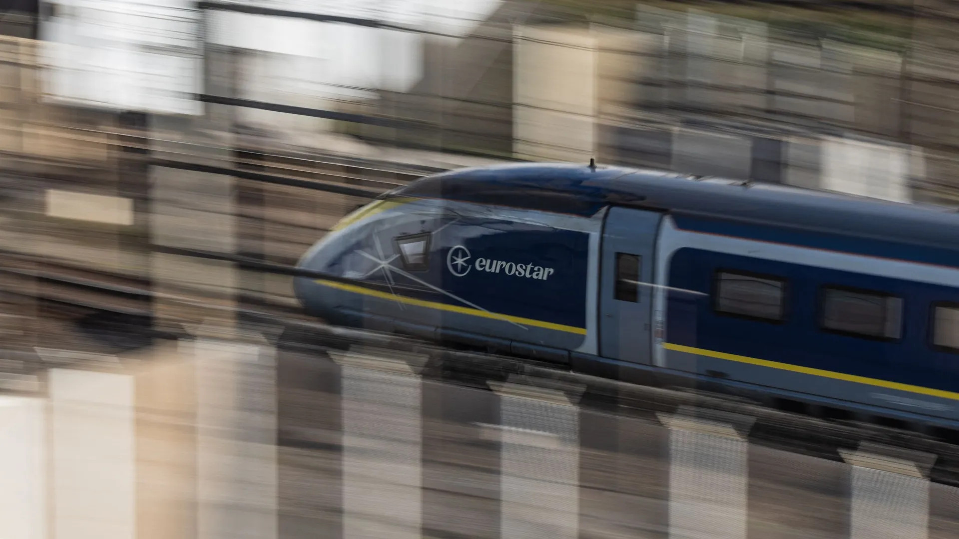 Chemin Eurostar Paris-Londres – Publicité Vintage Gadget éventail De Voyage