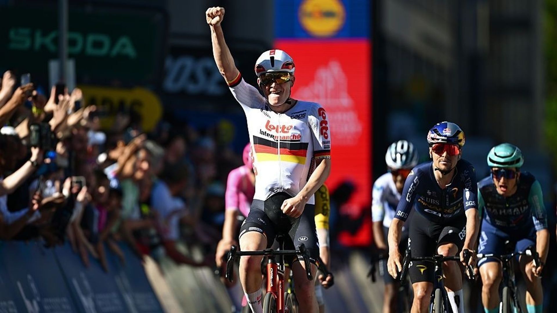 Victoire allemande à l’Eschborn-Frankfurt : Georg Zimmermann règle un sprint de costauds