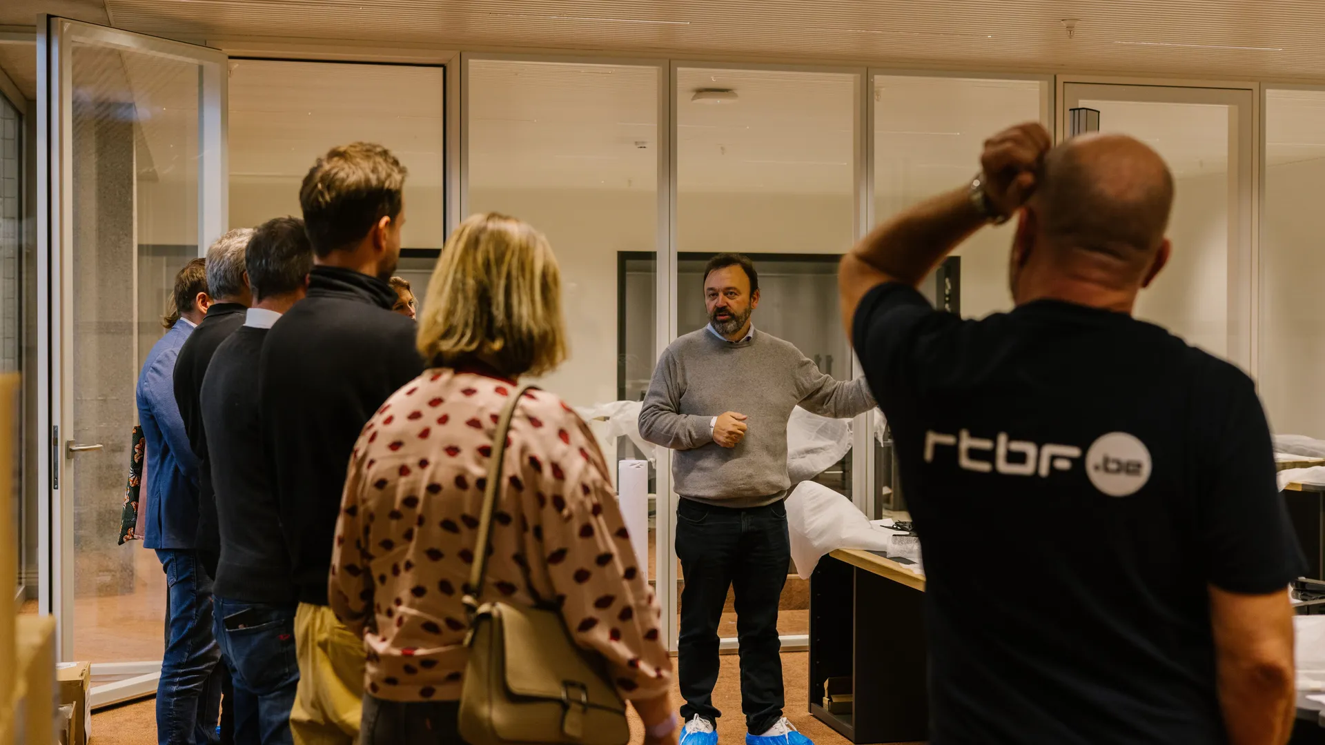 Les animateurs et collaborateurs de la RTBF visitent pour la première ...