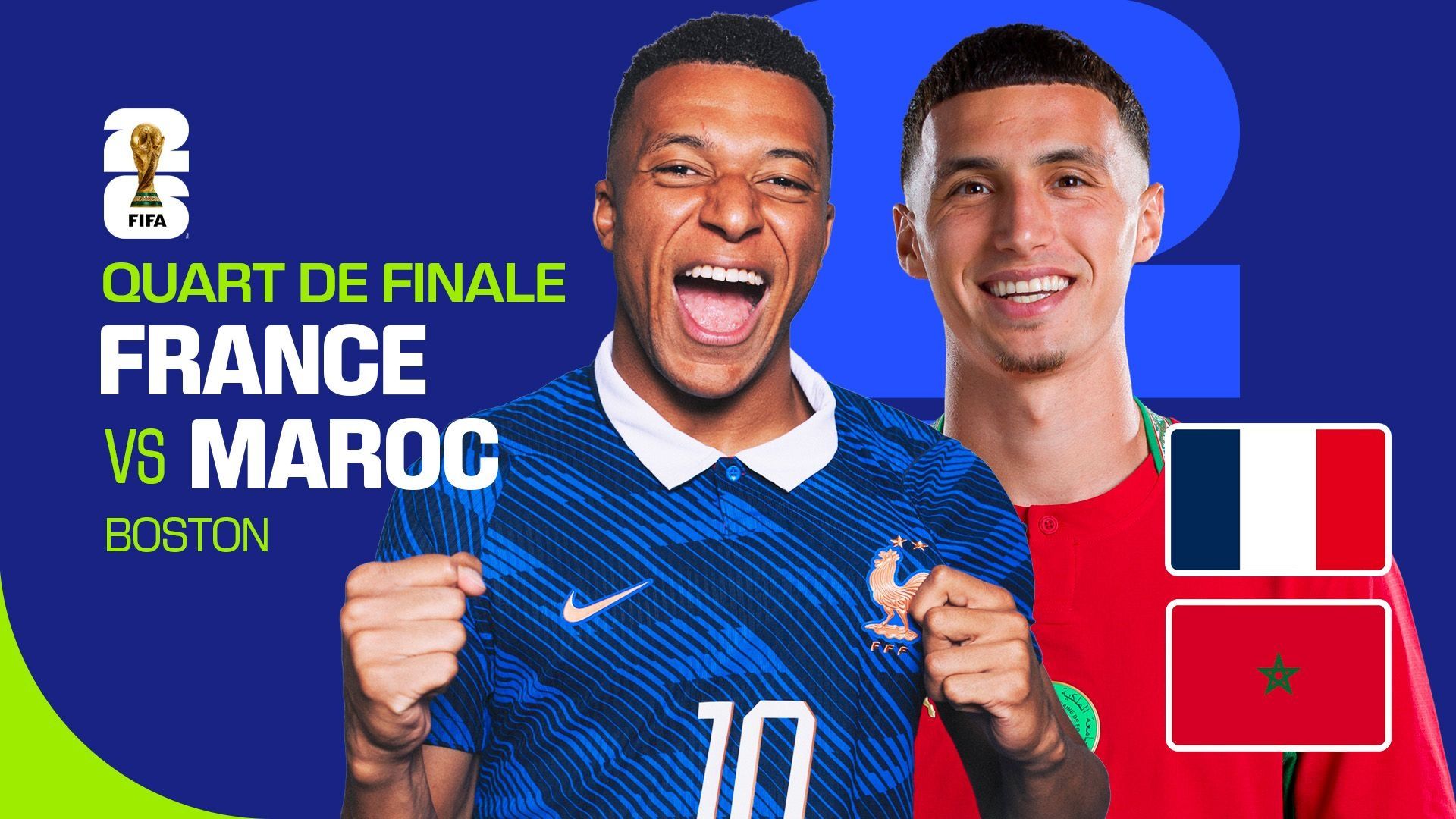 Coupe du monde 2026 : la France et le Maroc se disputent le premier ticket pour les demi-finales à Boston (direct vidéo 21h20)