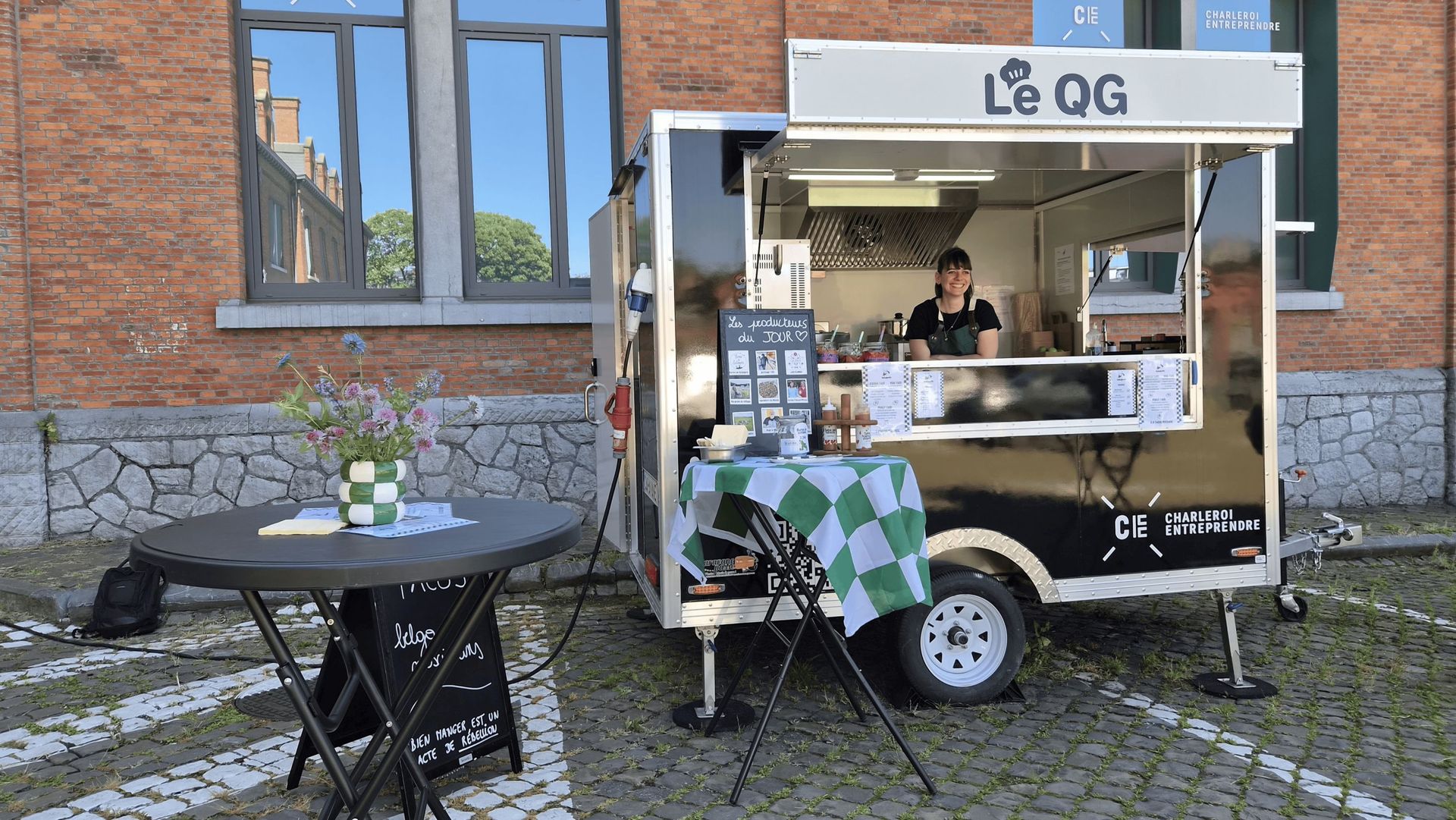 Le "QG", cuisine partagée en plein cœur de Charleroi