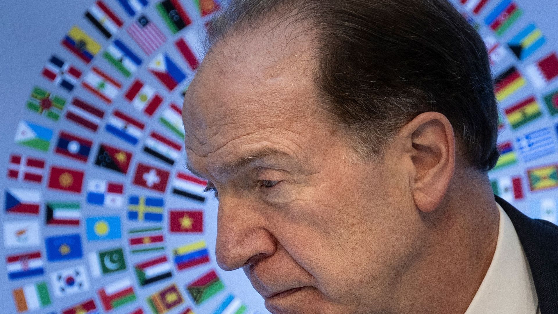 Le président de la Banque mondiale, David Malpass, annonce qu’il ...