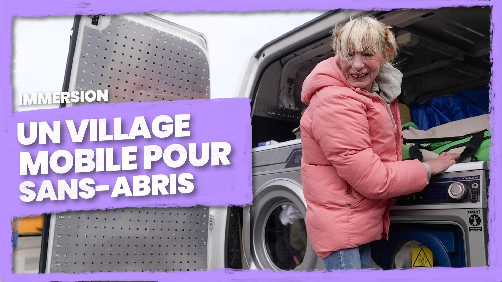 Depuis huit ans, la wasserette mobile de Bulle lave le linge des sans-abris à Bruxelles