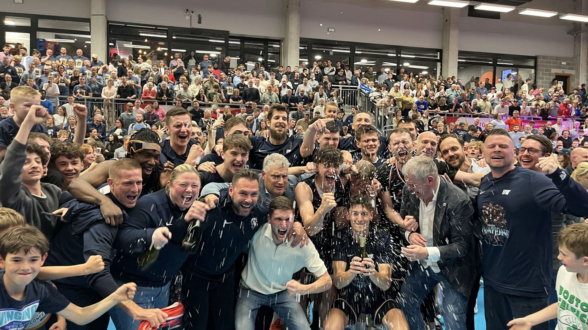 Le CB Liège champion de TDM1, le grand retour d’un club liégeois parmi l’élite du basket belge