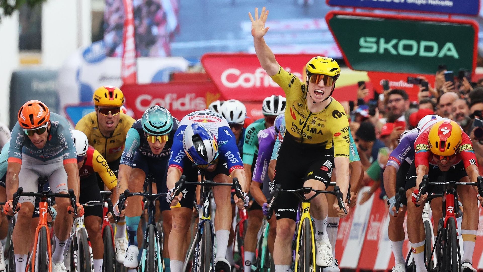 Vuelta, 17e étape : et de 5 pour Matthew Brennan à Séville, record de victoires sur un Grand Tour pour Visma