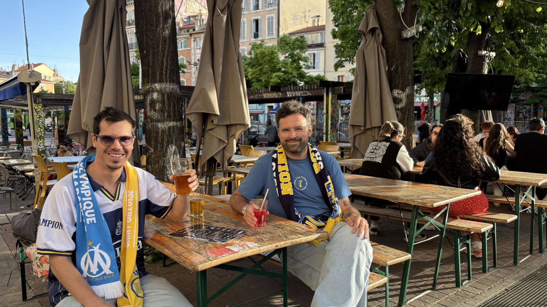 Du parc Duden à la Canebière : l’Union saint-gilloise soutenue depuis Marseille