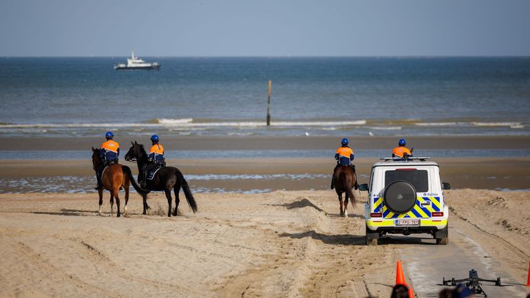 Une embarcation transportant 15 migrants interceptée au large d'Oostduinkerke
