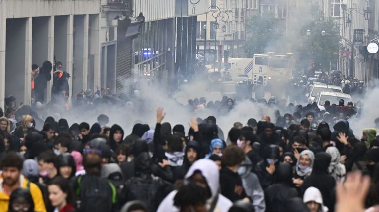 Manifestation contre les violences policières: huit arrestat