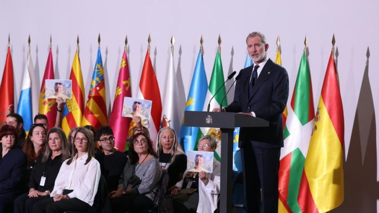 Un an après, hommage dans la tension pour les victimes des inondations en Espagne