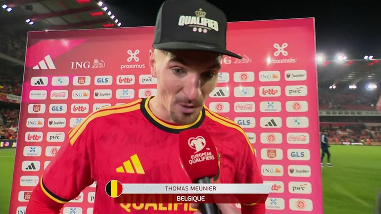 Thomas Meunier satisfait : "On voulait montrer qu’on avait vraiment envie d’aller au Mondial" Thomas Meunier satisfait : "On voulait montrer qu’on avait vraiment envie d’aller au Mondial"
