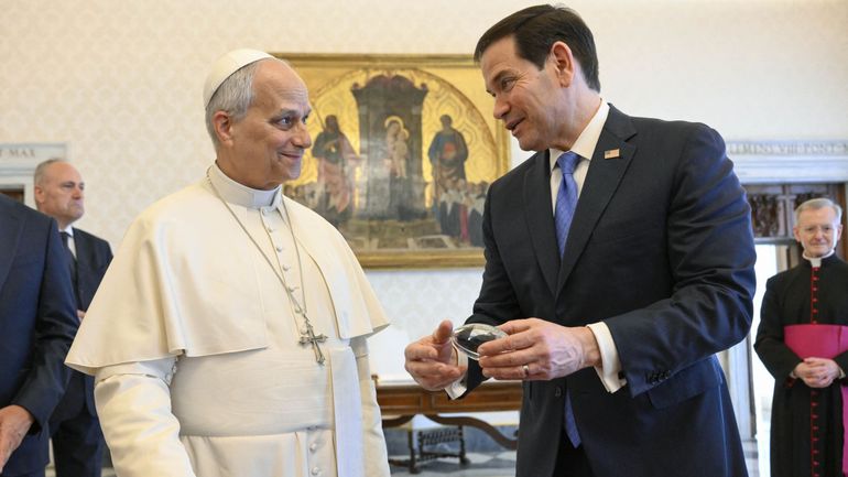 Diplomatie : Au Vatican, Léon XIV a rencontré son compatriote américain Marco Rubio pour un entretien qualifié d'"amical et constructif"