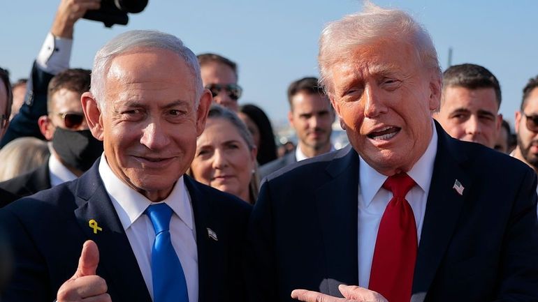 A la Maison-Blanche, Trump a "insisté" auprès de Netanyahu sur la poursuite des discussions avec l'Iran
