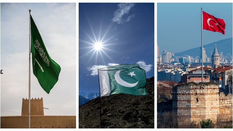 Guerre au Moyen-Orient : l'Arabie saoudite, le Pakistan et la Turquie, trois pays médiateurs, ont signé un accord de défense