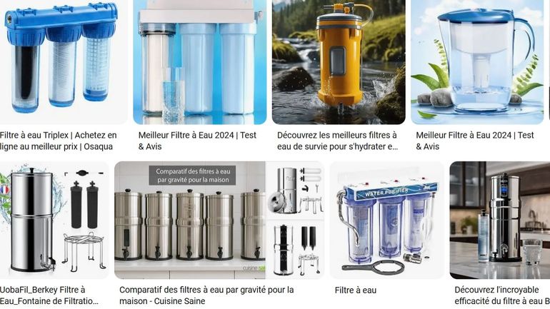 Ces buveurs d'eau du robinet qui utilisent des systèmes pour améliorer sa qualité ou son goût