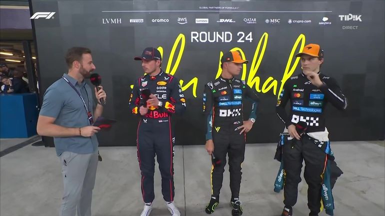 F1 Abu Dhabi – Verstappen a "besoin de chance" malgré sa pole, Norris "déçu" d’être deuxième