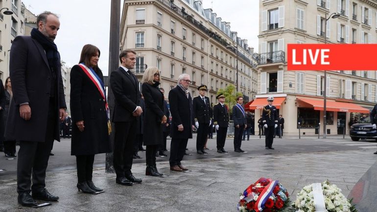 Direct - Attentats de Paris, dix ans après : les commémorations ont débuté au stade de France et se poursuivent aux terrasses