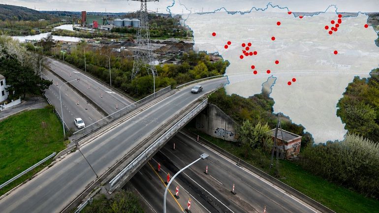 Ponts en Wallonie : explorez la carte des ouvrages les plus dégradés