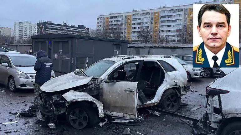Ce que l'on sait concernant le général de l'état-major russe tué dans l'explosion d'une voiture à Moscou