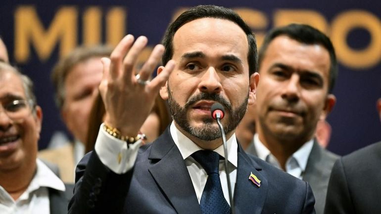 Colombie : investiture du président de droite dure, Abelardo de la Espriella, un allié de Trump, à Cali