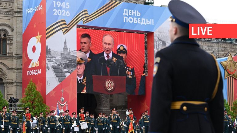 Direct - Guerre en Ukraine : la guerre menée par la Russie en Ukraine "est une cause juste" déclare Poutine lors des commémorations du 9 Mai à Moscou