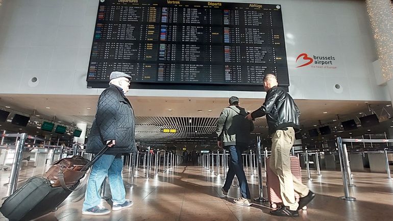 En 2025, près de 2400 vols ont été annulés à l'aéroport de Bruxelles suite aux nombreux mouvements de grève