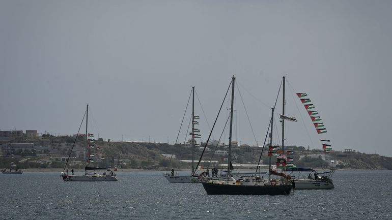 Flottille humanitaire vers Gaza : l'armée israélienne a intercepté plus de la moitié des navires à l'ouest de Chypre