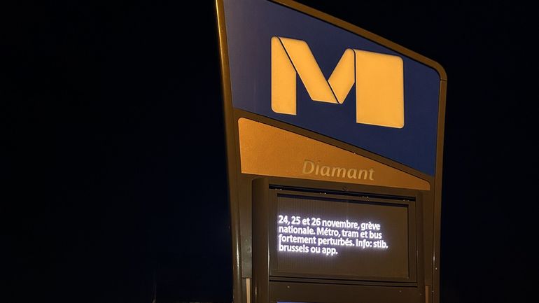 Grève nationale à la STIB : les lignes qui circulent à 5h30 ce lundi 24 novembre