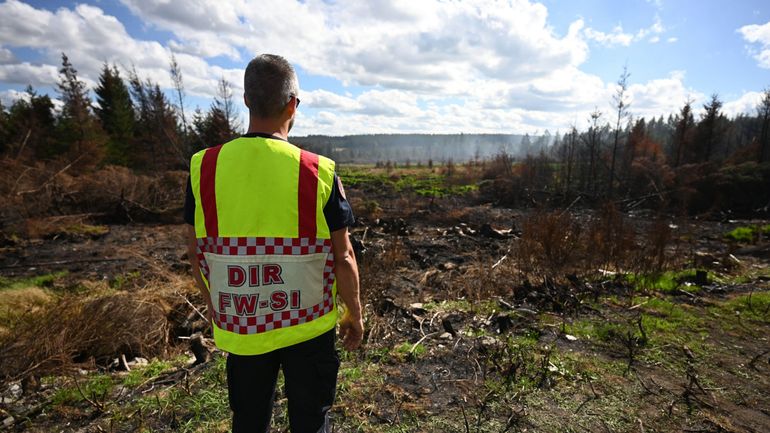 Fagnes : Dans la zone interdite, "On est lancé dans un marathon contre le feu qui couve"