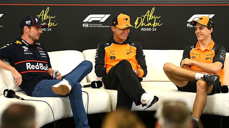 F1 Abu Dhabi - "Je connais ce trophée", "Je ne demanderai rien à Oscar" : Verstappen, Norris et Piastri se livrent avant le duel final