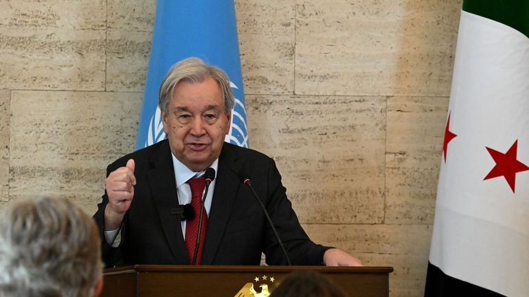 Guerre au Moyen-Orient : Antonio Guterres appelle la communauté internationale à soutenir le peuple syrien