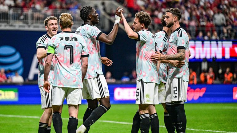 Deux mi-temps, deux visages : menés, les Diables Rouges corrigent les Etats-Unis