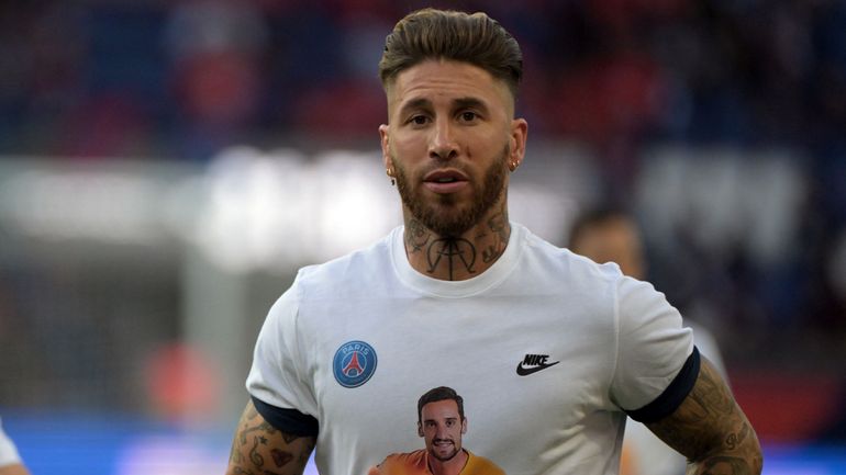 T-shirt Officieux Séville FC - Hommage à Sergio Ramos - Sweat 2023-24 - Taille M