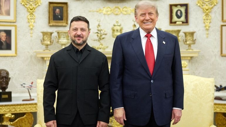 À Washington, Zelensky affirme que Poutine n'a plus "l'initiative"