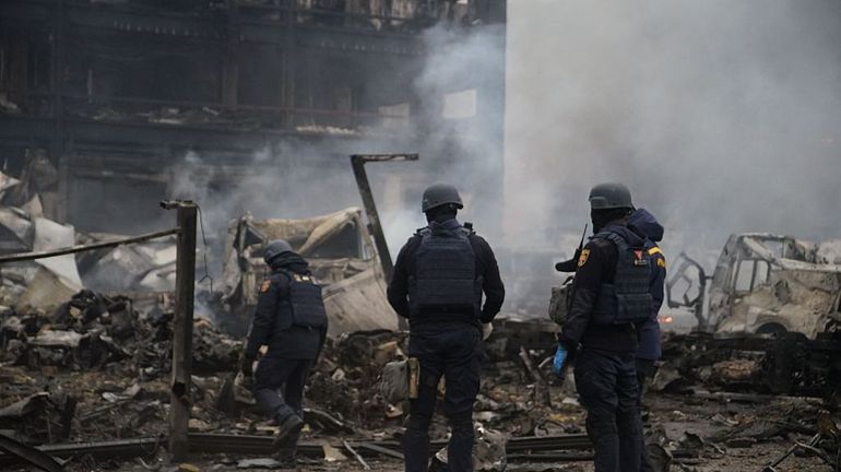 Guerre en Ukraine: au moins trois morts dans une attaque de drones russe à Kiev Guerre en Ukraine: au moins trois morts dans une attaque de drones russe à Kiev
