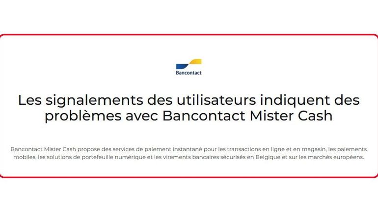 Après une panne majeure, le réseau Bancontact rétabli en Belgique