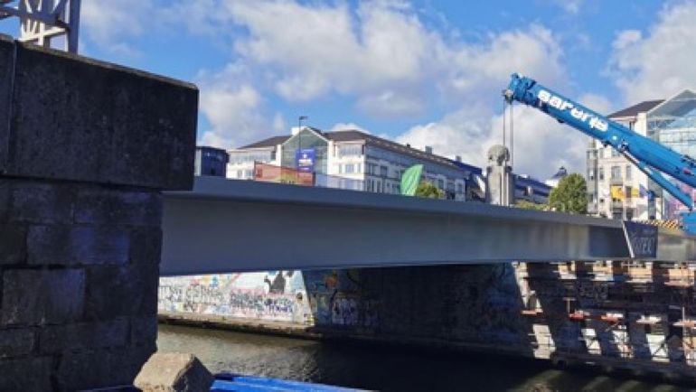Une partie de la Petite Ceinture à hauteur de la place Sainctelette fermée fin octobre