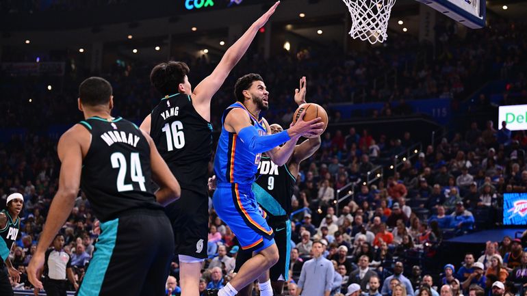 Logique respectée dans le duel des Belges en NBA : Mitchell et OKC s’imposent contre les Blazers de Camara Logique respectée dans le duel des Belges en NBA : Mitchell et OKC s’imposent contre les Blazers de Camara