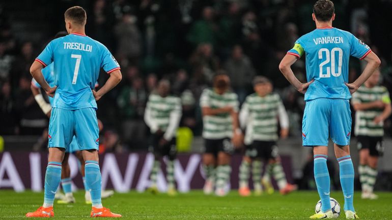 Ligue des Champions : le Club de Bruges en prend trois et sombre à Lisbonne, le top 24 s’éloigne