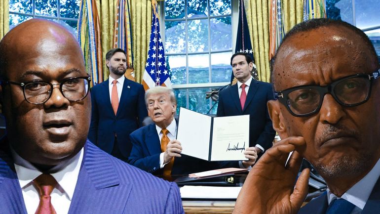 Donald Trump veut un "deal" avec la RDC et le Rwanda : que faut-il attendre de la rencontre entre les trois présidents à Washington ce jeudi ?