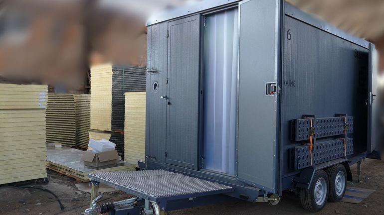Guerre en Ukraine : des containers médicaux pour sauver des vies au plus près du front