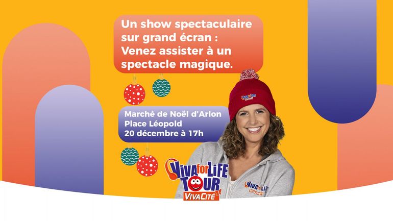 Show spectaculaire à Arlon lors du Viva for Life Tour le 20 décembre 2025 Show spectaculaire à Arlon lors du Viva for Life Tour le 20 décembre 2025
