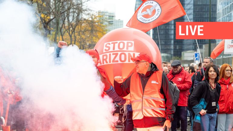 Direct - Manifestation nationale : des milliers de personnes arrivent à Bruxelles, incendies et pagaille sur la petite ceinture ce matin
